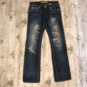 Men’s distressed jeans - buckaroo